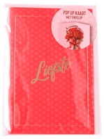 Avec Pop-up kaart bloemen