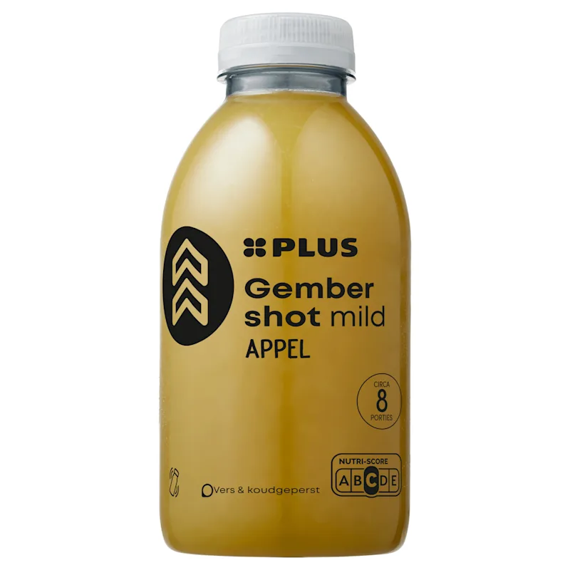 PLUS Vers shot gember appel (mild) XL