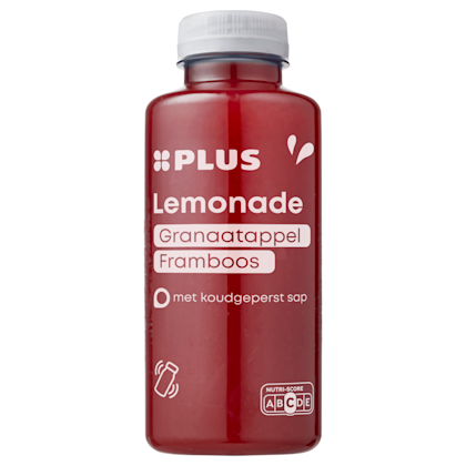PLUS Lemonade Granaatappel framboos