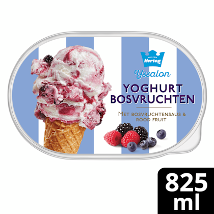 IJssalon yoghurt bosvruchten