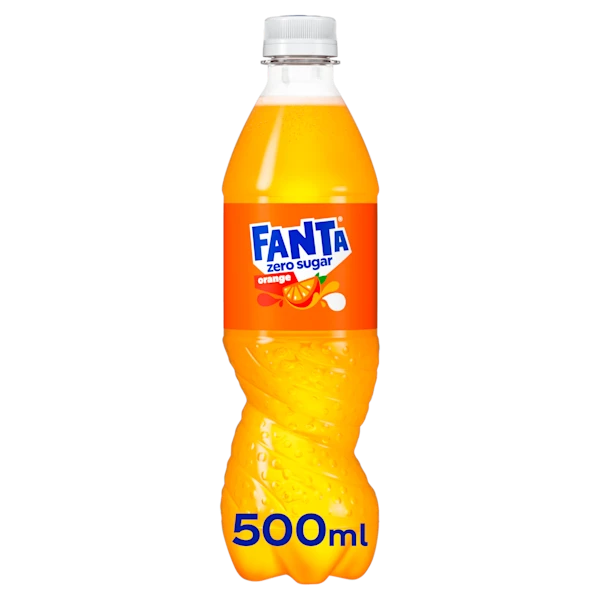 Fanta Orange zero sugar gekoeld