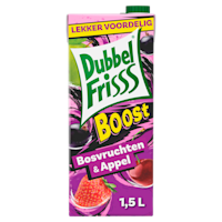 Dubbelfrisss Boost bosvruchten & appel