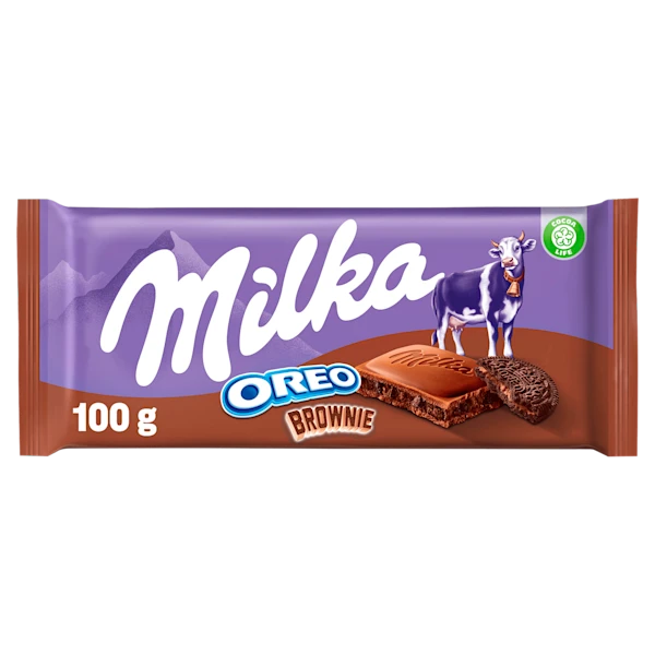 Milka Chocoladereep Oreo Brownie