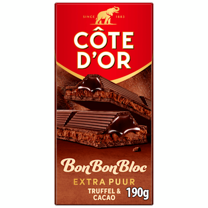 BonBonBloc chocola extra puur truffel