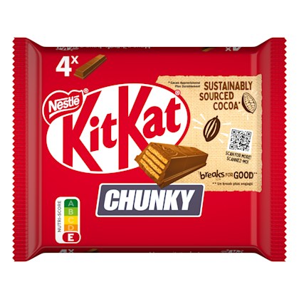 Chunky melk chocolade 4-pack