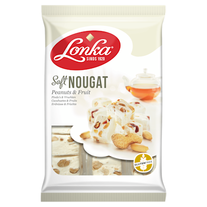 Soft nougat pinda vrucht