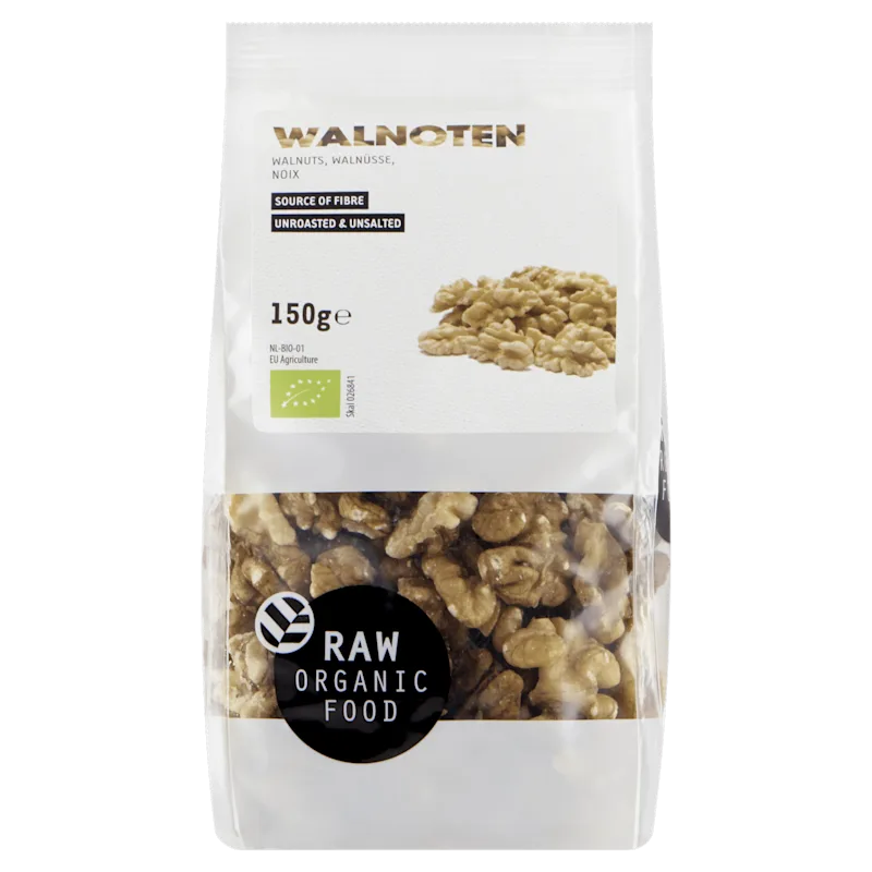 Raw Organic Food Walnoten biologisch