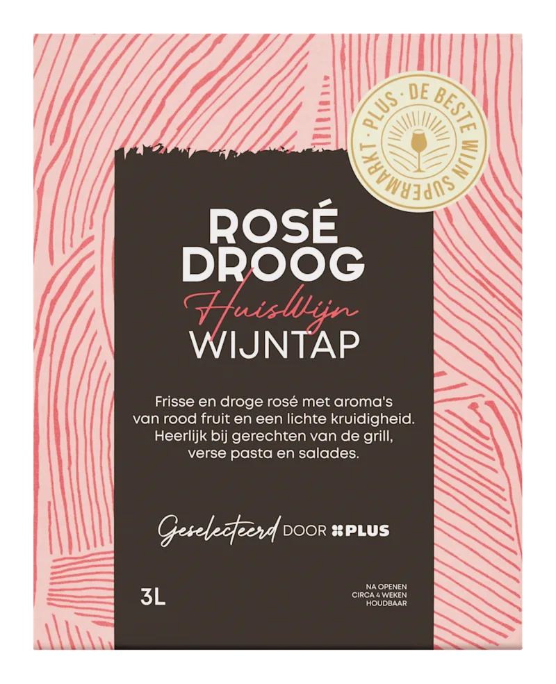 PLUS Huiswijn Rosé droog wijntap