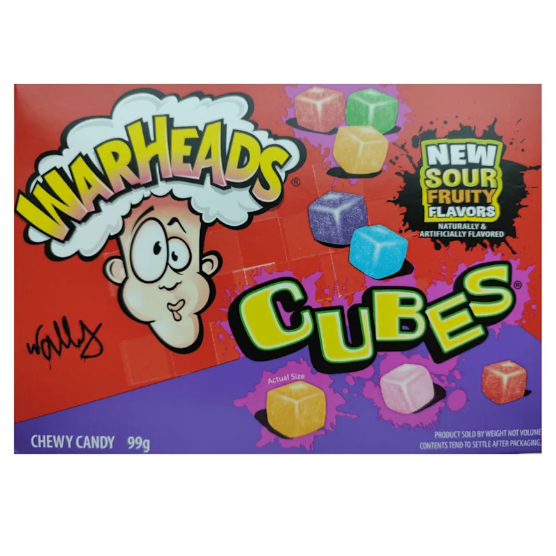 Warheads Chewy Cubes
