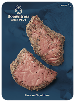 Rundersteak peper 2 st