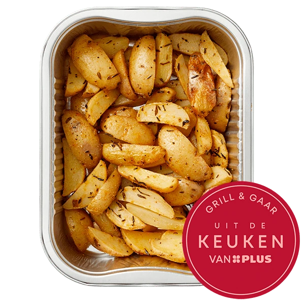 Uit de keuken van PLUS Cajun aardappelwedges met tijm