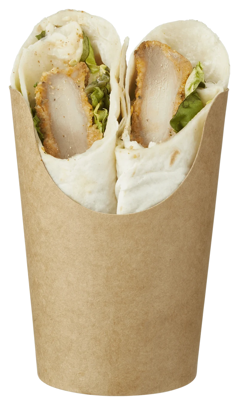 Uit de keuken van PLUS Wrap krokante kip honing mosterd