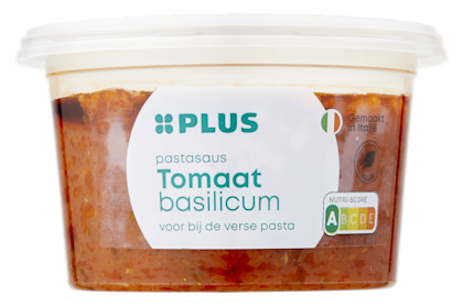 Pastasaus tomaat basilicum