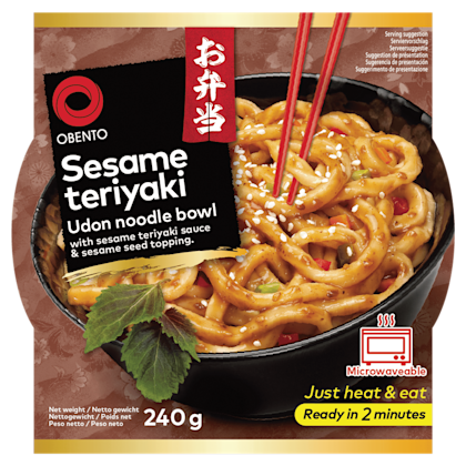 Sesame teriyaki udon noodle