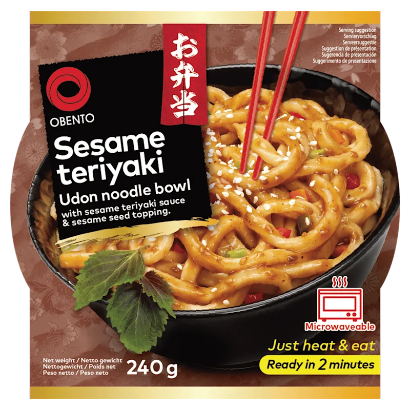 Obento Sesame teriyaki udon noodle