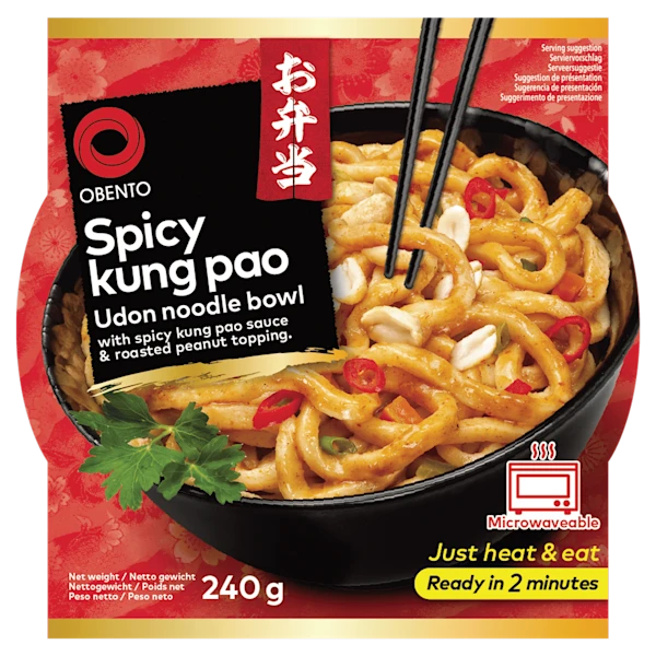 Obento Spicy kung pao udon noodle
