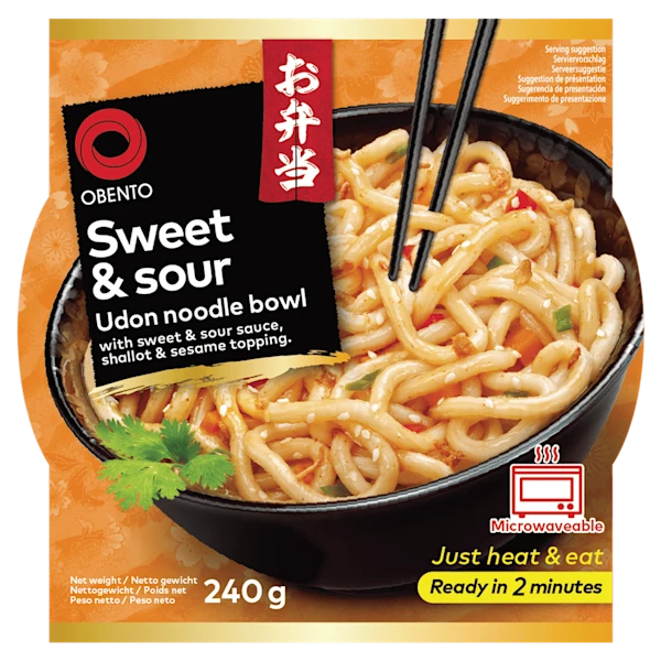 Obento Sweet & sour udon noodle