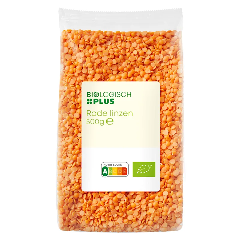 Biologisch PLUS Linzen rood biologisch