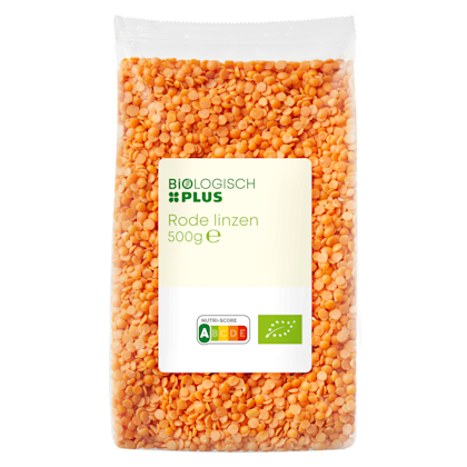 Biologisch PLUS Linzen rood