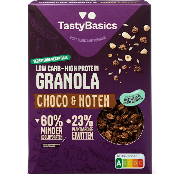 TastyBasics Granola Choco en noten