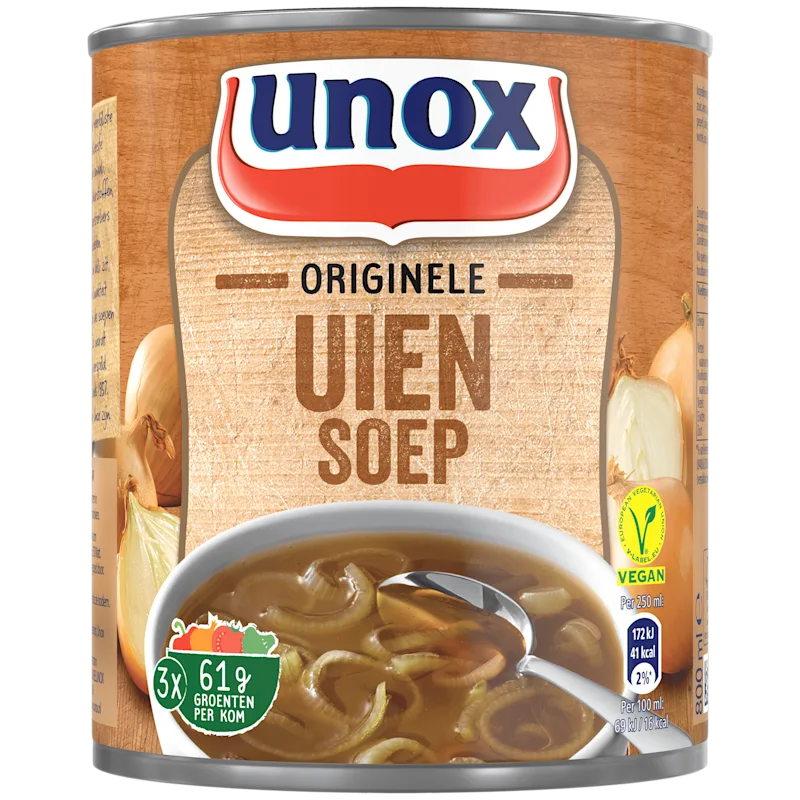 Unox Soep in Blik Originele Uiensoep 800 ml
