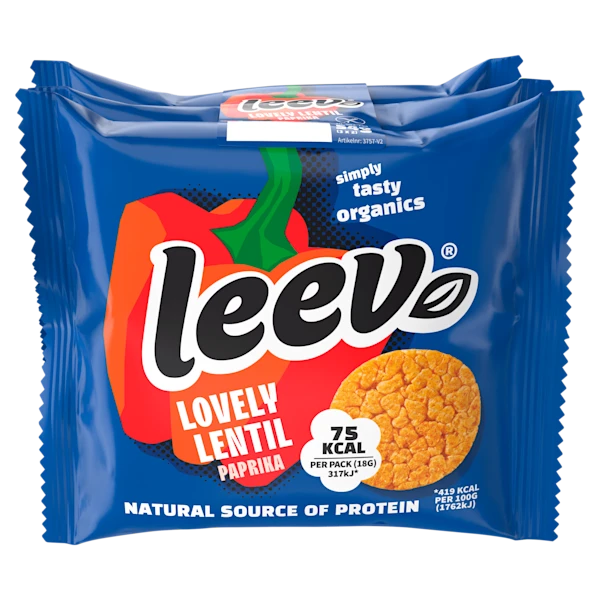 Leev Bio Linzenwafel paprika portie