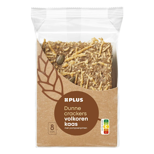 PLUS Dunne crackers volk kaas pomp