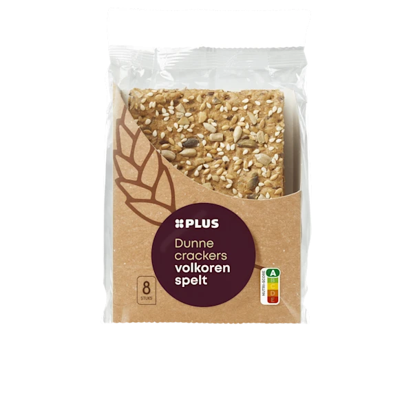 PLUS Dunne crackers volkoren spelt