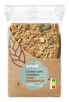 Lower carb cracker pompoen 7st