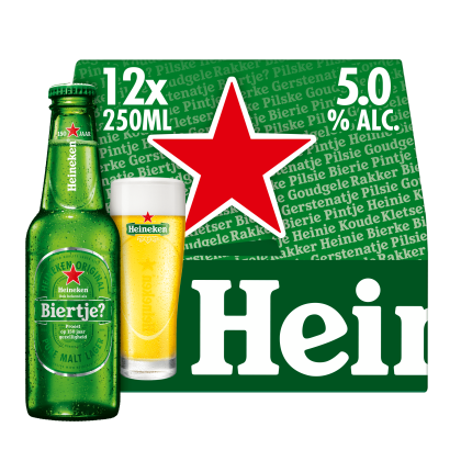 Premium pilsener bier fles