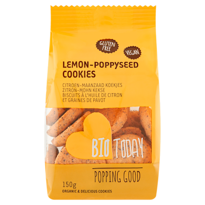 Lemon Poppyseed Cookies biologisch