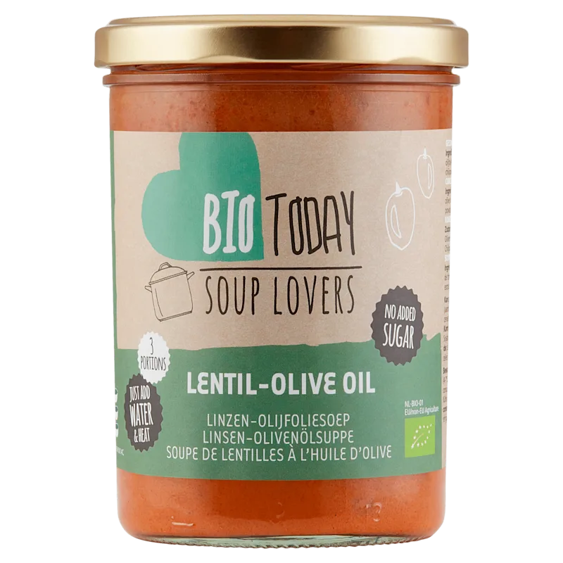 BioToday Linzen olijfoliesoep biologisch