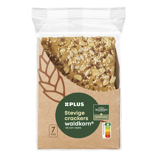 PLUS Stevige Crackers Waldkorn
