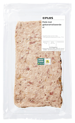 Paté met gekarameliseerde ui