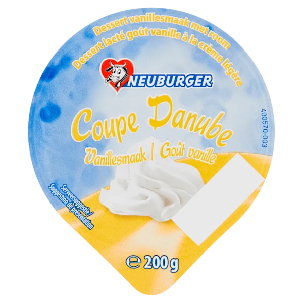 Neuburger Toetje met room vanille