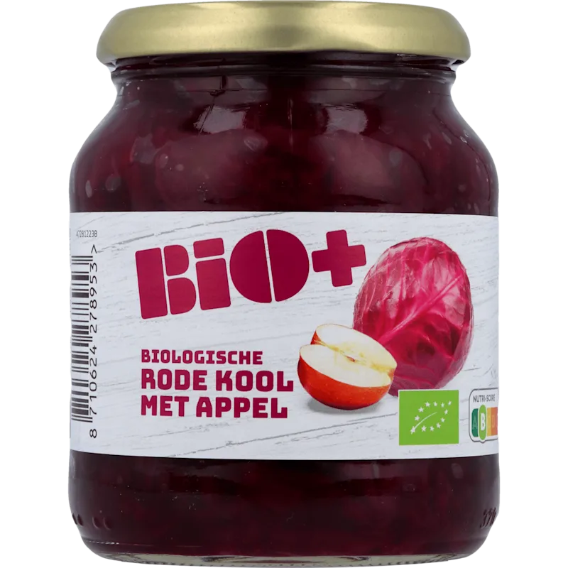 BIO+ Rode kool met appel