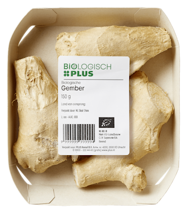 Biologisch PLUS Gember