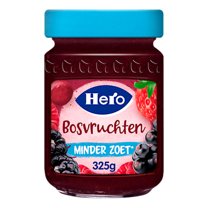 Jam minder zoet bosvruchten