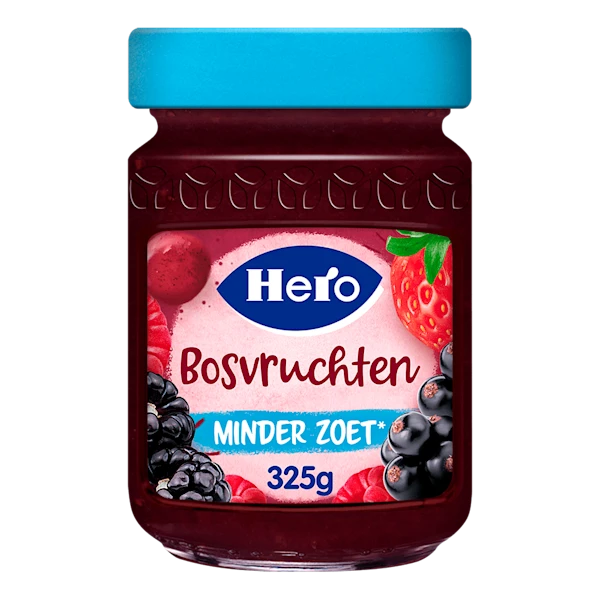Hero Jam minder zoet bosvruchten