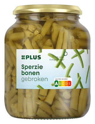 Sperziebonen gebroken