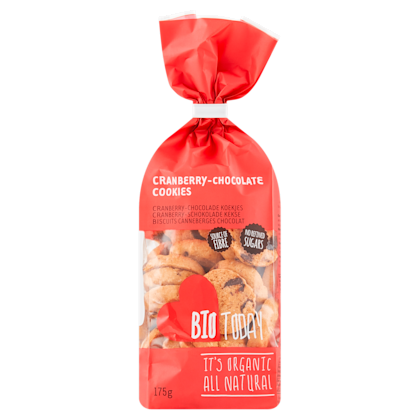 Cranberry chocoladekoeken biologisch