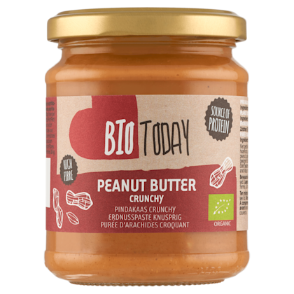 Pindakaas crunchy biologisch