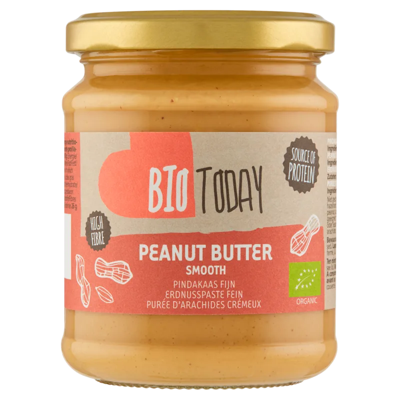 BioToday Pindakaas fijn biologisch