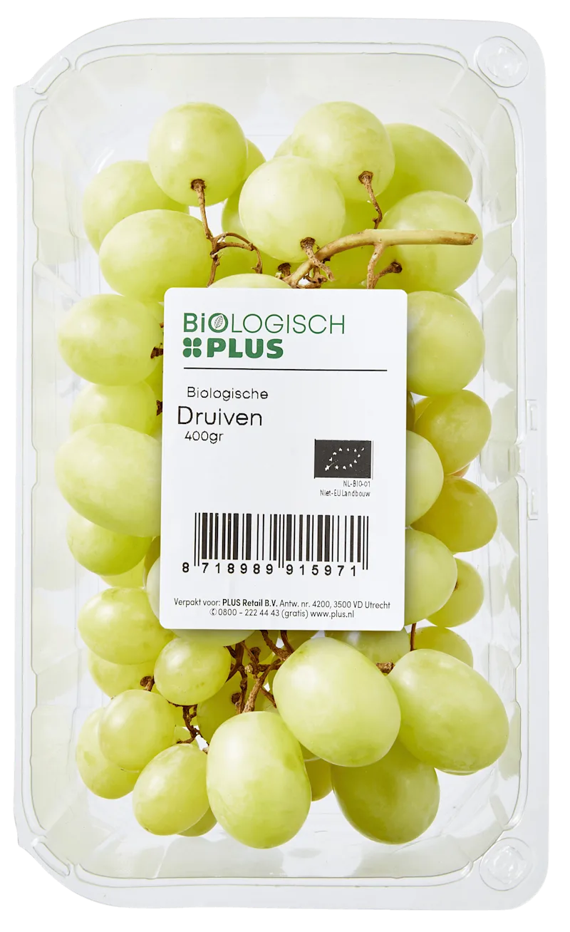 Biologisch PLUS Druiven wit