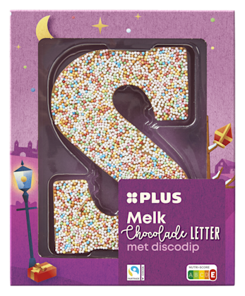 Schoenletter melkchocolade disco FT