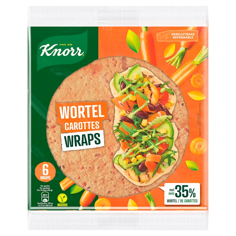 Knorr Groentewrap Wortel