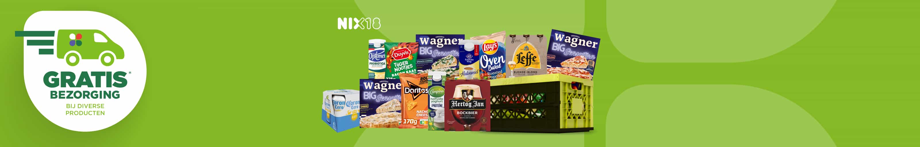 Gratis bezorging op verschillende producten