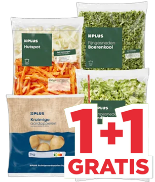 Aanbieding PLUS aardappelen en stamppotgroenten