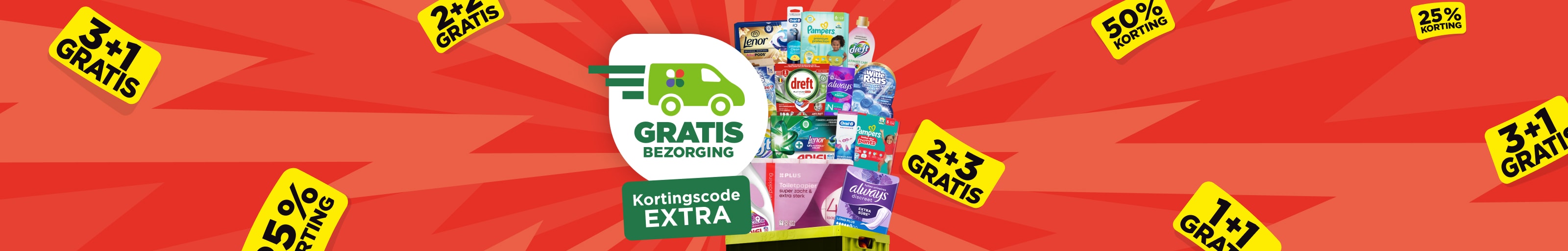Gratis bezorging met kortingscode EXTRA