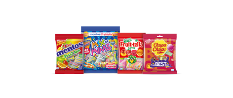 Mentos Fruittella en Chupa Chups uitdeelzakken